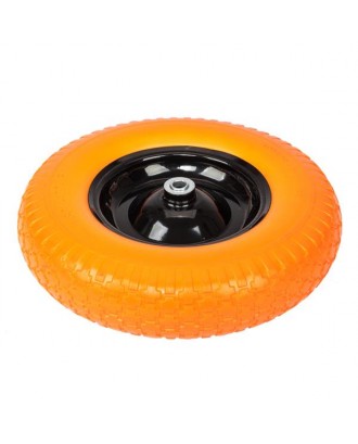 [US-W]16" Tool Car PU Solid Foaming Wheel Yellow