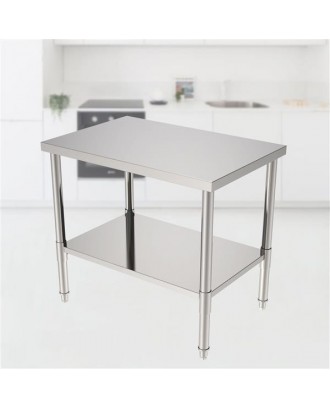 36" Stainless Steel Galvanized Work Table (without Back Board)