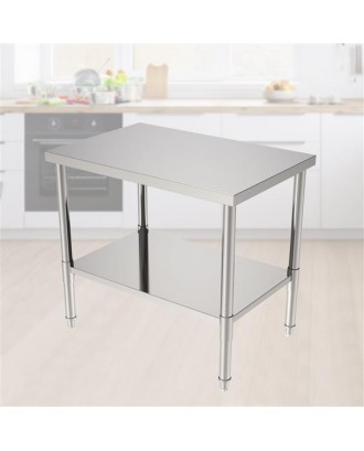36" Stainless Steel Galvanized Work Table (without Back Board)