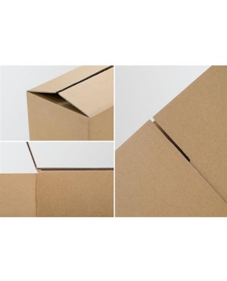 100 Corrugated Paper Boxes 6x4x4"（15.2*10*10cm）Yellow