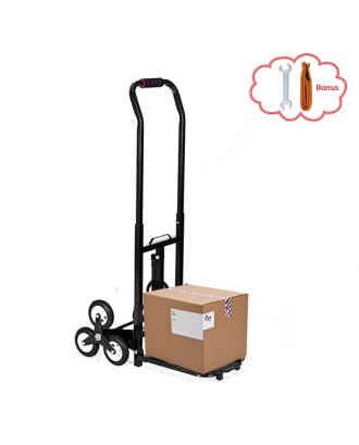 [US-W]Oshion Portable Stair Climbing Cart 330 lbs Capacity with 6 Wheels