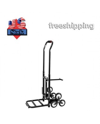 [US-W]Oshion Portable Stair Climbing Cart 330 lbs Capacity with 6 Wheels