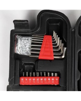 186pc Tool Set black and red