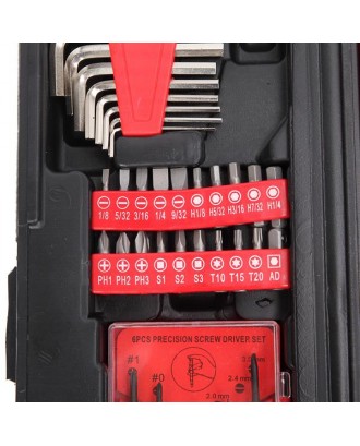 [US-W]136pcs Tool Set Red