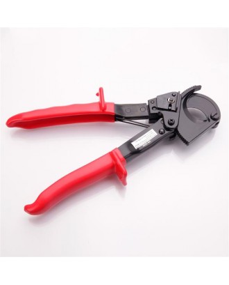 HS-325A Portable Aluminum Copper Wire Cut Ratchet Wheel Style Cable Cutter Red